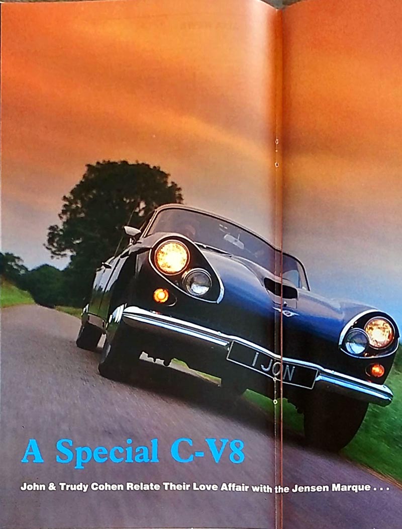 Jensen Owners Club Feature Article on our CV8