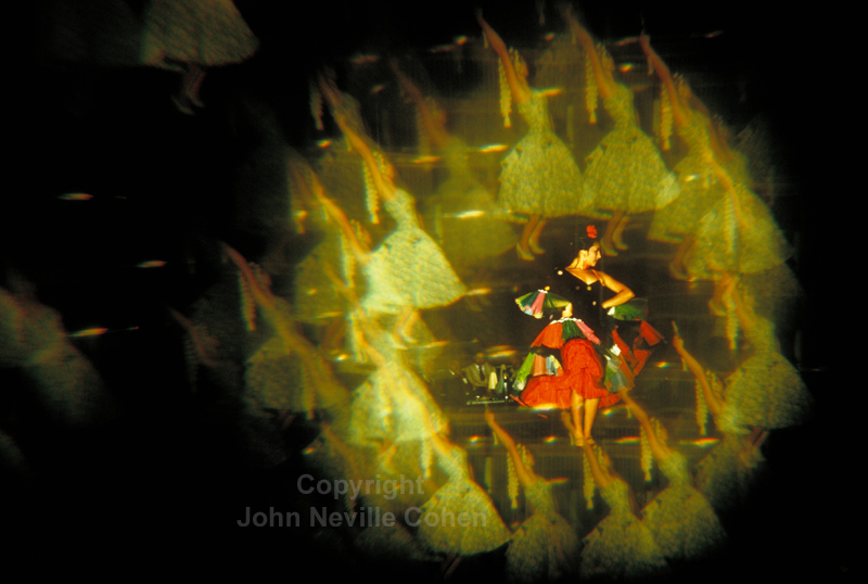 Ole, Painting with Light Projection Photography with Kodachrome by John Neville Cohen.