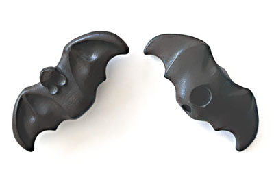 Ebony Netsuke Bat Made by JNC